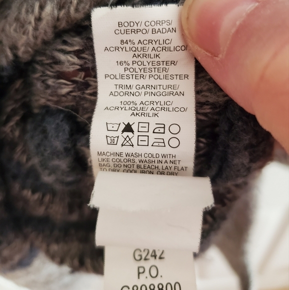 LUCKY BRAND MultiColor Crew Neck Knit Sweater Size S - Picture 6 of 6